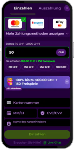 Spinmama casino Machen Sie eine Einzahlung
